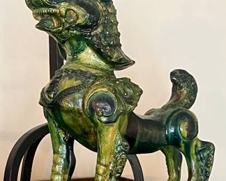 19th C temple foo dog from a prominent estate in New Orleans 