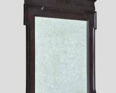 Vintage Chippendale Style Wood Wall Mirror Ornate Cornice
