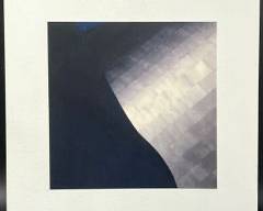 Modernist Signed Bard Fisher Center Abstract Art
