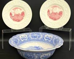 Red & Blue Transferware