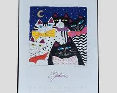 C. Jenkins Pencil Signed "Boys Night Out" Gango Gallery Framed Poster
