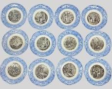 Antique Gien France Story Of Joan Of Arc 