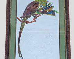 Jonnee White Pencil Signed Cloisonne Parrot Print 154/195
