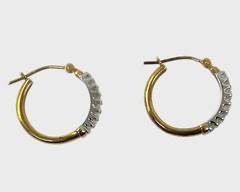 14K Diamond Earrings