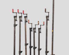 8 Vintage Metal Tall Clamps
