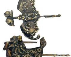 Brass Bat Dragon Lock