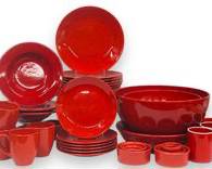 Red Dinnerware