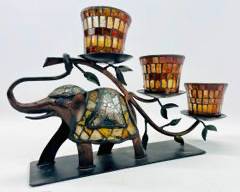 ELEPHANT CANDLE HOLDER