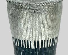  Mosaic Glass Tall Statement Vase