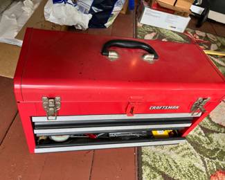 Nice Craftsman tool box full of tools