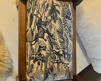 Antique foot stool