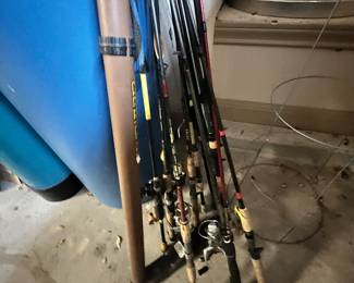 Fishing rods and reels
