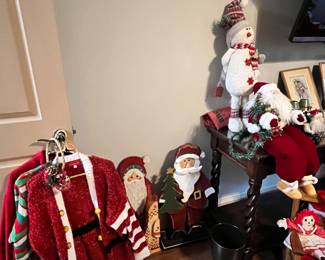 Cute Christmas sweaters and Santas