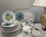 Deruta lemon plate and other mid-century dishes available.