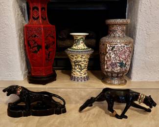 large pottery and ceramics