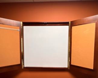 3in1 Deluxe Dry Erase, Easel Cork Board