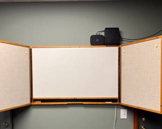 3in1 Deluxe Dry Erase, Easel Cork Board