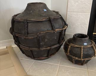 Metal and wood Artisan jars
$300.00 set of 3