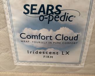 Sears O-pedic Queen Bed $150.00  mattress, box spring and frame.