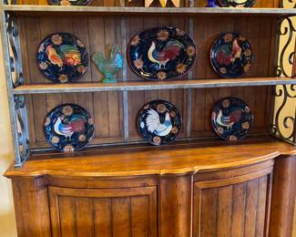 Gorgeous French Country open hutch by Century Furniture Co.