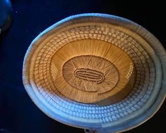 One of a number of interesting baskets.