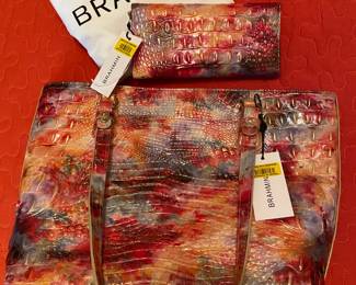 Brand new unused Brahmin purse with matching billfold