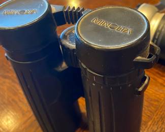 Minota binoculars.
