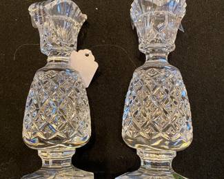 Waterford candlesticks.