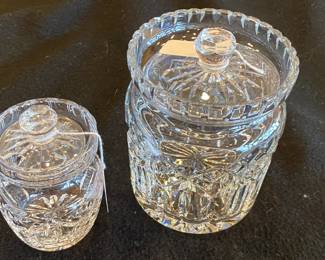 Waterford crystal items.