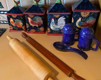 Some of the kitchen goods offered.