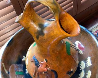 Artist signed wedding vase - very unusual and cool.