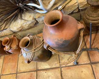 A collection of wonderful clay pots.