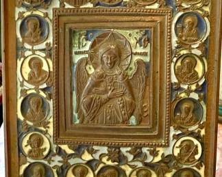 Russian enameled icon