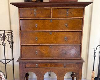 William and Mary chest on legs