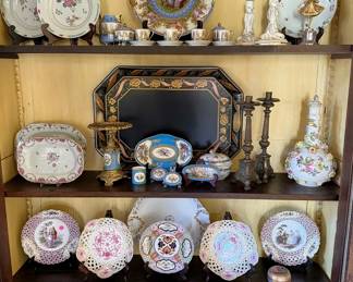 Inside the French Country Armoire…Sevres, Meissen, Chinese Export