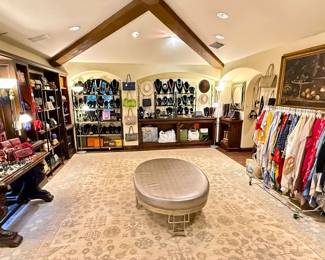 Designer handbags, jewelry, scarves and sunglasses