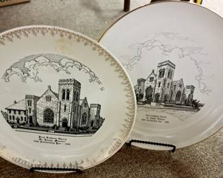 "First Lutheran Church, St. Joseph, Missouri" plates