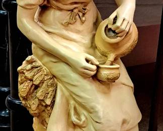 "Milk Maiden" statue 29" tall