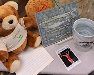 "St. Joseph Light and Power" collectibles. "Reddy Kilowatt" metal quarter page newspaper printing plates