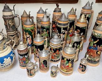 Vintage steins