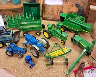 Collectible toys. John Deere and Ford