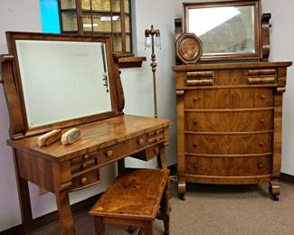 3 pcs. antique bedroom set