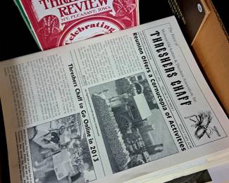 Paperbacks and magazines. "The Threshers' Review" and "Threshers Craft"