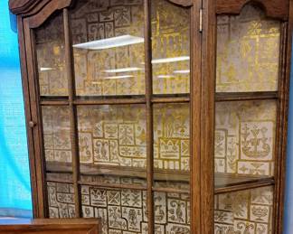 Display cabinets, small at large. Tabletop or wall hanging vintage displayer