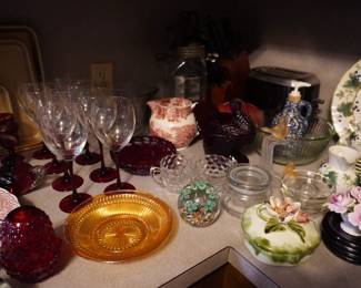 stemware, glass, toaster