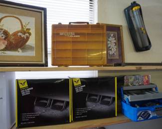decor, tackle boxes, side steps cast aluminum