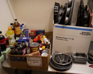 bakeware, pantry items