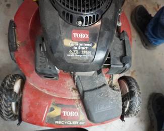 Toro power mower