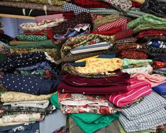 a sample of the fabric