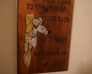 wood sign